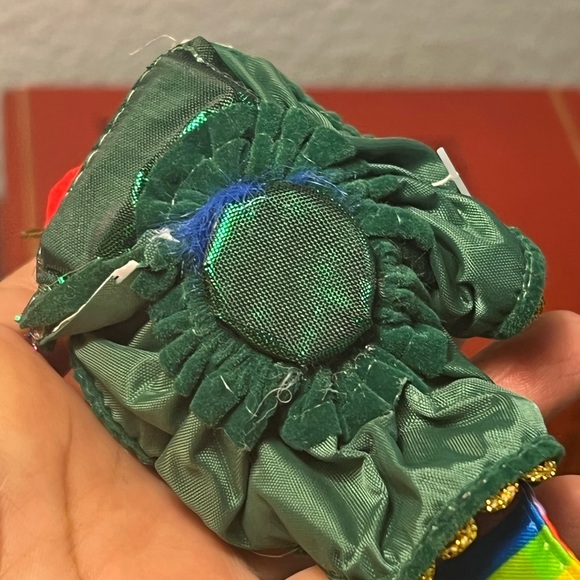 Circus Christmas Tree Ornament Crying Clown Head With Hat & Tie Porcelain VTG - Picture 7 of 13